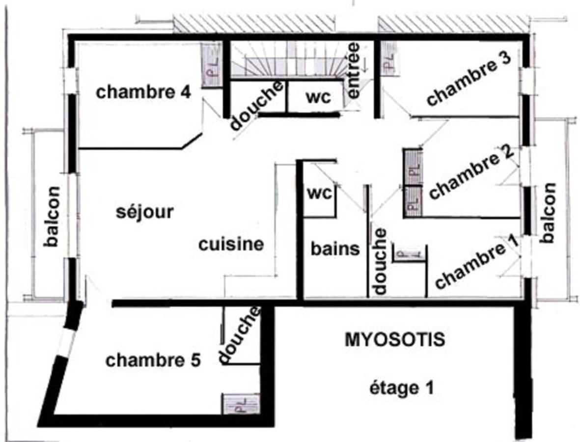 Appartement Myosotis Pour 10 Personnes Saint-Martin-de-Belleville Dış mekan fotoğraf